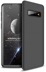 Husa pentru Samsung Galaxy S10 protectie 360 Full Cover Negru Transparent KOF-BBL6685 