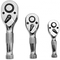 Set 3 Clichet Scurt 1/2 3/8 1/4 INCH - Crom 
