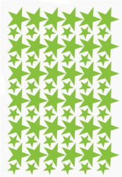 Set stickere fosforescente decorative Stelute mici si mari dimensiuni coala stickere 20x30 cm