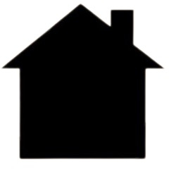 Tabla Scolara sub Forma de Autocolant pentru Scris cu Creta aspect casuta Neagra 100 x 100 cm 