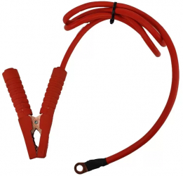 Cablu cu cleste plus + pentru redresor 12/24V HILMANN 
