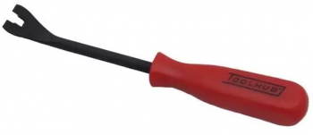 Dispozitiv tip furca pentru cleme tapiterii 
