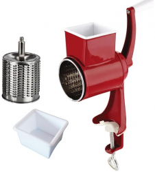 Masina Totokita de macinat nuci manuala metal rosie 