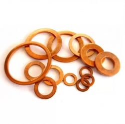 Set 10 saibe M16 x 7.5 x 1.5mm din cupru pentru injectoare diesel Common Rail 