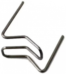 Set de 100 cleme C-ext -0.8mm pentru reparat plastic HILMANN 