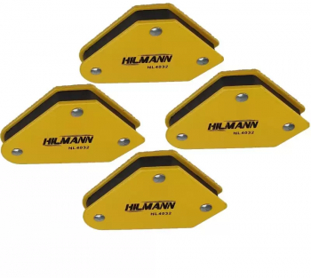 Set de 4 mini suporti magnetici pentru sudura HILMANN 