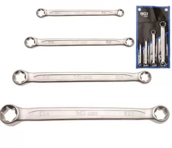 Set de chei inelare drepte cu profil torx 
