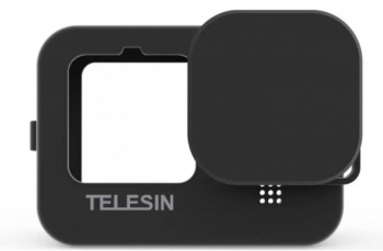 Carcasa / Protectie Silicon Telesin Compatibila Gopro Hero 9 / 10 Black 