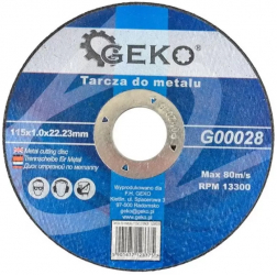 Disc pentru taiat metal 115x1.0x22mm 