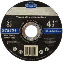 Disc pentru taiere inox 115x1.0x22mm 
