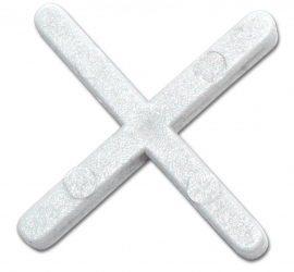Distantiere Cruciulite pt. placi - gresie si faianta - Rost 3 mm - 1000 buc - RUBI-2001