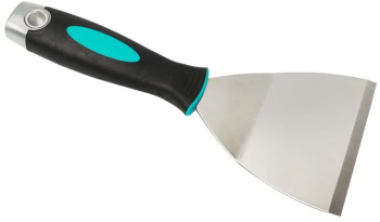 Spatula pentru indepartare placi 100mm cu capat metalic pentru lovire cu ciocanul maner soft-grip - BIHUI-TRSC4 
