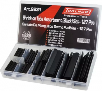 Trusa cu tuburi termocontractabile Toolhub 