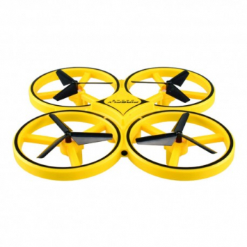 Drona Anti Coliziune Inteligenta cu LED Techstar® Firefly Greutate 73g RC Gravity cu Telecomanda Quadco
