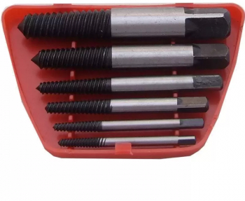 Set de extractoare pentru suruburi rupte 6 piese 