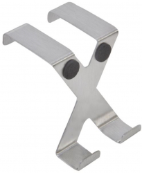 Cuier multifunctional in forma de X pentru perete sau usa Inox JMB-BBL6713 