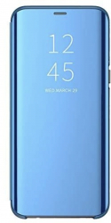 Husa Clear View pentru Xiaomi Poco M3 Xiaomi Redmi 9T Xiaomi Redmi Note 9 4G flip cover Albastru HUR-BBL6754 