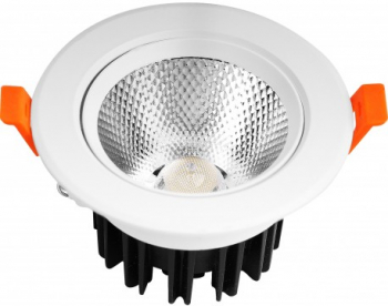 Spot LED Techstar® THD Alb Putere 10W Culoare Lumina 6500K CRI 80+ Radiator Aluminiu 