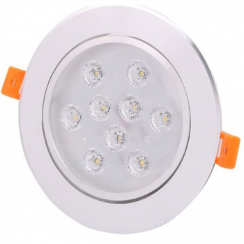 Spot LED Techstar® THD Alb Putere 9W Culoare Lumina 6500K CRI 80+ Radiator Aluminiu 