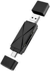 Cititor Carduri Microsd Puluz cu Mufa SD/TF/Type-C/Micro USB/USB 