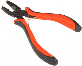 Cleste combinat cu arc Xtreme HY-21K 00566 130mm suprafata prindere zimtata rosu cu negru 