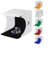 Mini Studio Foto Iluminare Led 6 Culori Fundal 