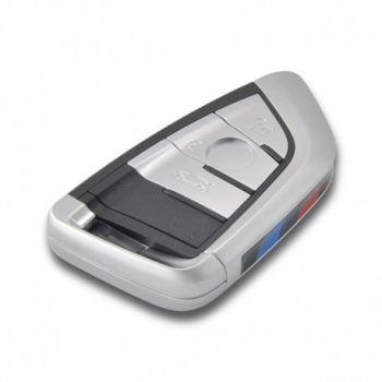 Carcasa Cheie Auto Techstar® BMW Seria 1 2 3 4 5 6 7 X 3 Butoane Cu Lama Argintiu 