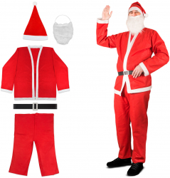 Costum de Mos Craciun - COMPLET 
