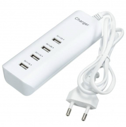 Hub Incarcator fast charge Putere 20 W cu 4 iesiri USB 1.2 m Alb ALX-BBL6860 