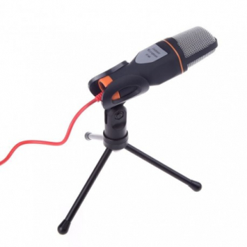 Microfon Profesional SF666 Techstar® Inregistrare Vocala Si Karaoke Negru 