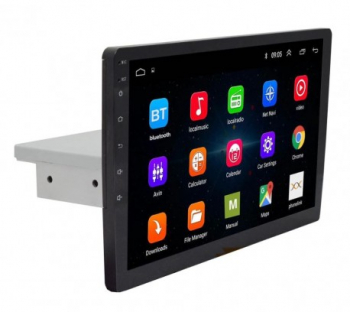 MP5 Player Multimedia Techstar® Android 11 1DIN Display 9.0 inch Ajustabil Sus/Jos WiFi Bluetooth GPS 1GB 