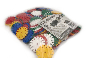 LENA - SET CONSTRUCTII RONDI - 500 GRAME / 45 MM - 35890