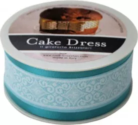 Banda Decorativa Cake Dress 45mm Royal Turcoise 20 m 