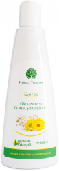 Sampon cu Galbenele Coada Soricelului si Ulei de Canepa 300 ml Herbal Therapy 