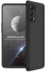 Husa pentru Oppo A74 / Oppo A95 protectie cu acoperire completa 360 and deg + folie protectie Negru KOF-BBL6926 
