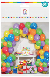 Set 60 de baloane pentru evenimente culori Pastel ghirlanda Multicolor JMB-BBL6928 
