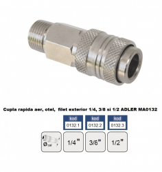 Cupla rapida aer otel filet exterior 1/4 ADLER MA0132.1 
