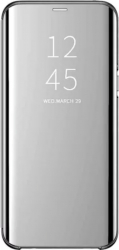 Husa pentru Samsung Galaxy S9 protectie Clear View flip cover Silver CRB-BBL6948 