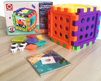 Cub creativ cu forme geometrice Puzzle Creative geometry 