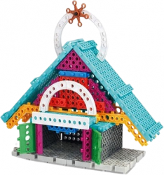 Set de construit Long Yeah Block 47 piese casuta 6 ani+ 