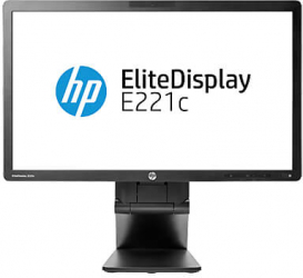 Monitoare second hand LED HP EliteDisplay E221c 21.5 inch IPS FHD webcam si microfon boxe Grad -A 