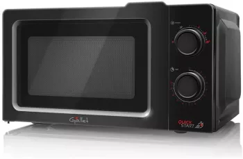 Cuptor cu microunde Gallet FMOM 205B negru 700 W 20 litri 6 niveluri de putere timer 