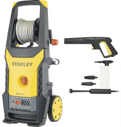 Aparat de spalat cu presiune Stanley SXPW14E 1400 W 110 bari 390 l/h cu accesorii incluse Galben / Negru 
