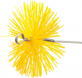 Arici rotund din nylon curatare cos fum D 250 mm 