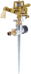 Aspersor de suprafata pulsator din metal debit reglabil max 16 l/h 