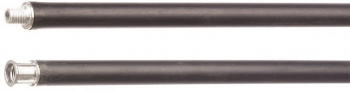 Baston pentru arici cos fum bucse M12 1 m PP negru 