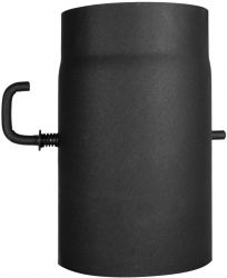 Burlan cu clapeta otel negru 200 x 250 mm 
