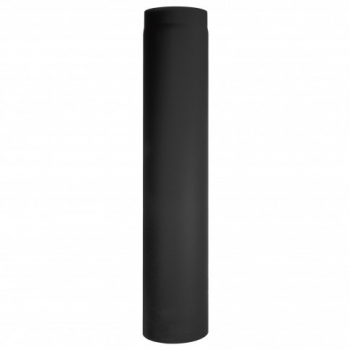 Burlan evacuare fum otel 200 x 1000 mm negru