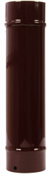 Burlan evacuare fum SPV tabla emailata 120 x 500 mm maro lucios 
