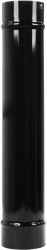 Burlan evacuare fum SPV tabla emailata 120 x 700 mm negru lucios 
